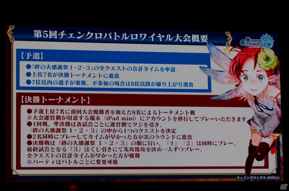 アニメや第3部の新情報が盛りだくさん！キャラ人気投票やバトルロワイヤルも盛り上がった「チェインクロニクル」3周年記念イベントをレポートの画像57