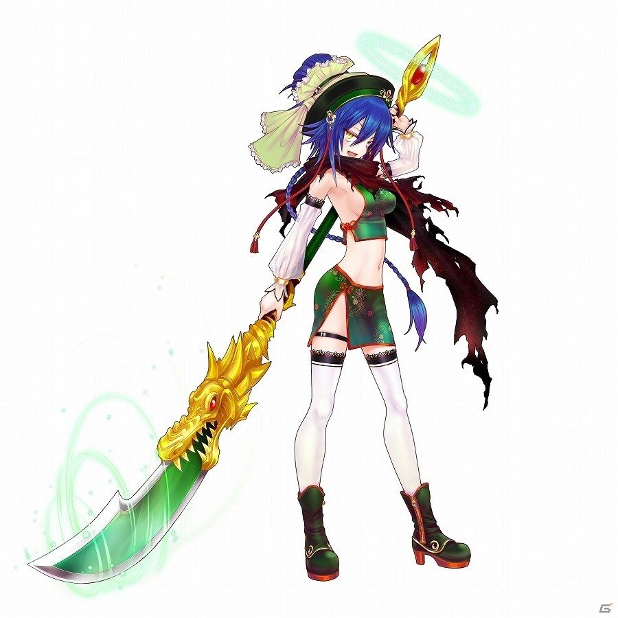 iOS/Android「魔法陣少女 ノブナガサーガ」カンウが登場するキャラクター付きガチャが実装！井青空さんのサイン色紙プレゼントキャンペーンも実施の画像2