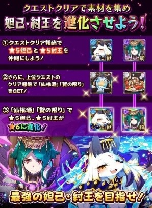 iOS/Android「フルボッコヒーローズX」夏のおかえりなさいキャンペーン＆★6進化が可能になった紂王＆妲己が手に入る復刻イベントが実施！の画像6