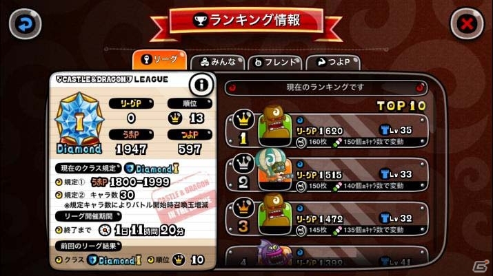 iOS/Android「城とドラゴン」2日間×2回のリーグ「ショート決着リーグ」が開催の画像2