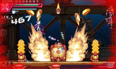 3DS「蒼き雷霆 ガンヴォルト 爪」新たなボス「アスロック」「ジブリール」のプロフィールが公開！の画像28
