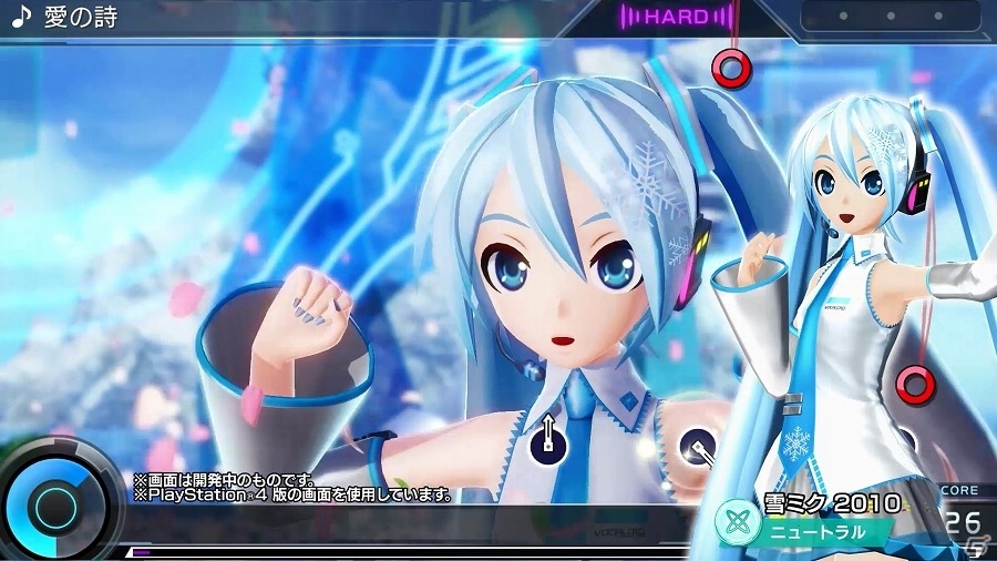 PS4「初音ミク -Project DIVA- X HD」無料DLキャンペーン「雪ミク 2010～2015 パック」の紹介動画が公開！の画像4