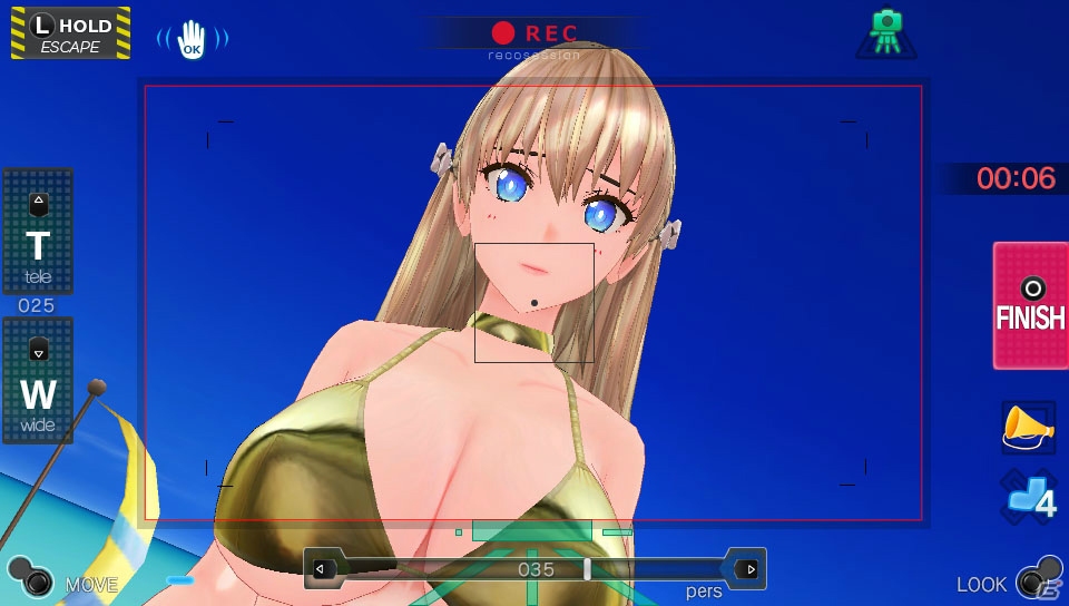 PS Vita「レコラヴ Blue Ocean / Gold Beach」動きのある動画を撮影できるアクションシーンセレクトを紹介！変身シーンも楽しめるラヴハックもの画像10