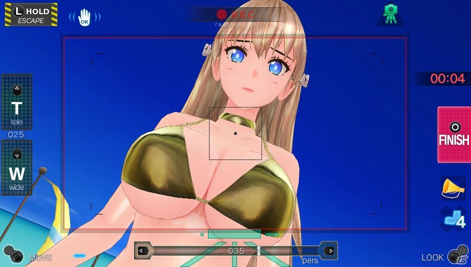 PS Vita「レコラヴ Blue Ocean / Gold Beach」動きのある動画を撮影できるアクションシーンセレクトを紹介！変身シーンも楽しめるラヴハックもの画像11