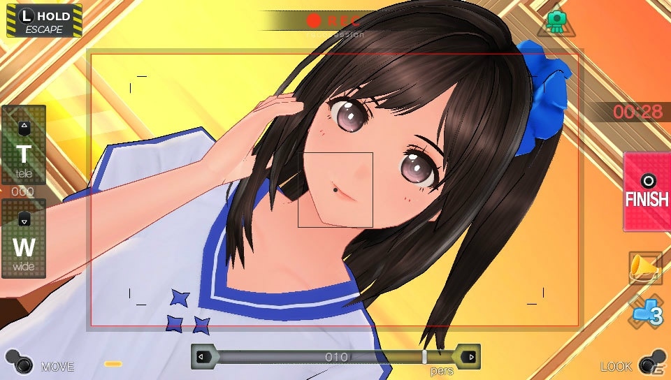 PS Vita「レコラヴ Blue Ocean / Gold Beach」動きのある動画を撮影できるアクションシーンセレクトを紹介！変身シーンも楽しめるラヴハックもの画像19