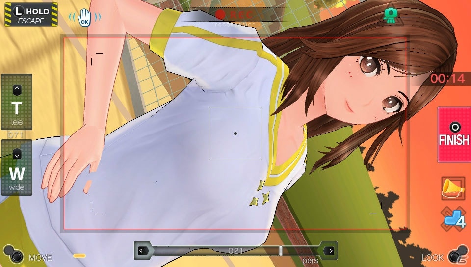 PS Vita「レコラヴ Blue Ocean / Gold Beach」動きのある動画を撮影できるアクションシーンセレクトを紹介！変身シーンも楽しめるラヴハックもの画像22