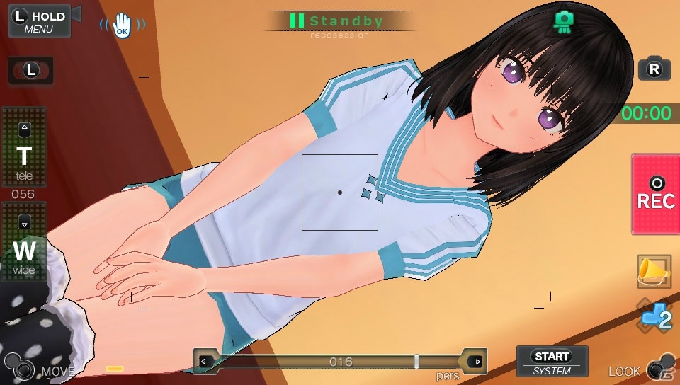 PS Vita「レコラヴ Blue Ocean / Gold Beach」動きのある動画を撮影できるアクションシーンセレクトを紹介！変身シーンも楽しめるラヴハックもの画像24