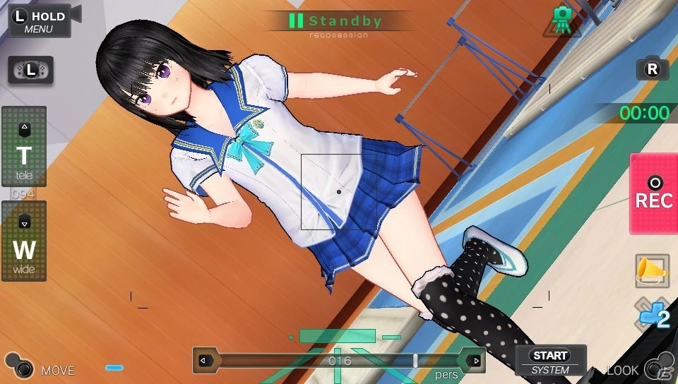 PS Vita「レコラヴ Blue Ocean / Gold Beach」動きのある動画を撮影できるアクションシーンセレクトを紹介！変身シーンも楽しめるラヴハックもの画像4
