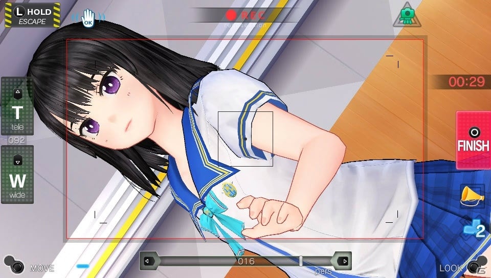 PS Vita「レコラヴ Blue Ocean / Gold Beach」動きのある動画を撮影できるアクションシーンセレクトを紹介！変身シーンも楽しめるラヴハックもの画像5