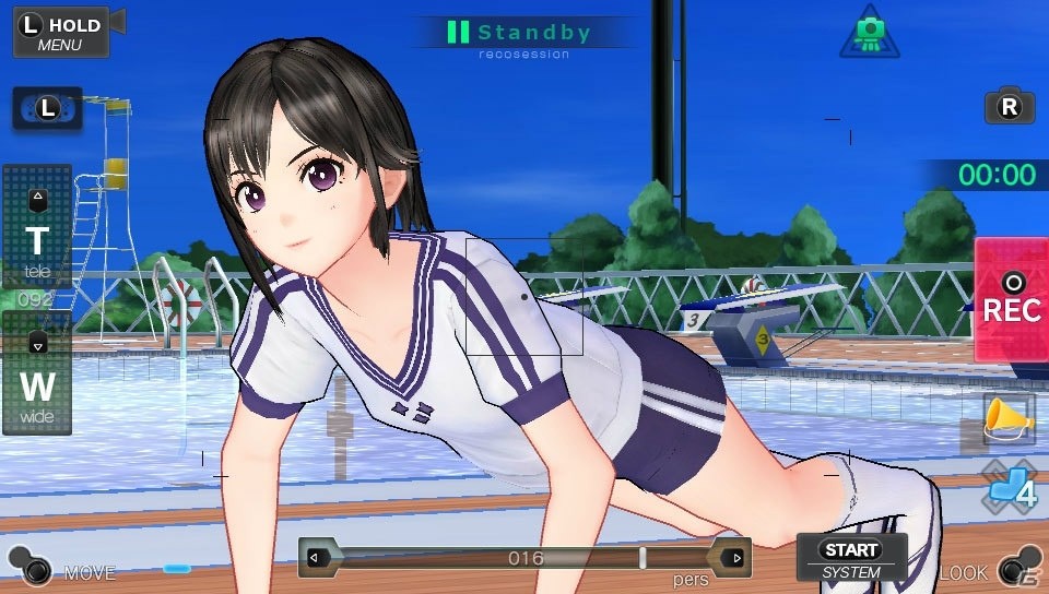 PS Vita「レコラヴ Blue Ocean / Gold Beach」動きのある動画を撮影できるアクションシーンセレクトを紹介！変身シーンも楽しめるラヴハックもの画像6
