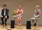 「ロマンシング佐賀3」のオープニングセレモニーに参加した河津氏、小林氏、市川氏に「サガ」インタビュー