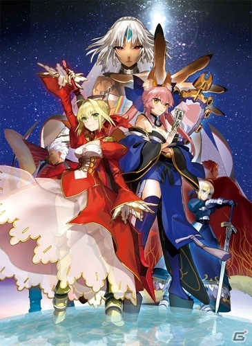 PS4/PS Vita「Fate/EXTELLA」のアニメイトオリジナル特典が公開！描き下ろしビッグタオル、缶バッジ、オリジナルグラスが付属の画像1