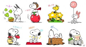 iOS/Android「LINE ポコポコ」にてスヌーピーとのコラボレーションが開始！記念のLINEスタンプも配布の画像2