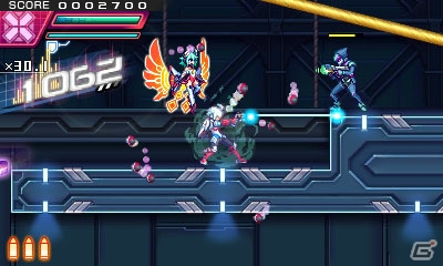 3DS「蒼き雷霆 ガンヴォルト 爪」進化したゲームシステムを紹介！新たなスキルや新生クードスシステムなど情報盛りだくさんの画像10