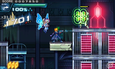 3DS「蒼き雷霆 ガンヴォルト 爪」進化したゲームシステムを紹介！新たなスキルや新生クードスシステムなど情報盛りだくさんの画像8
