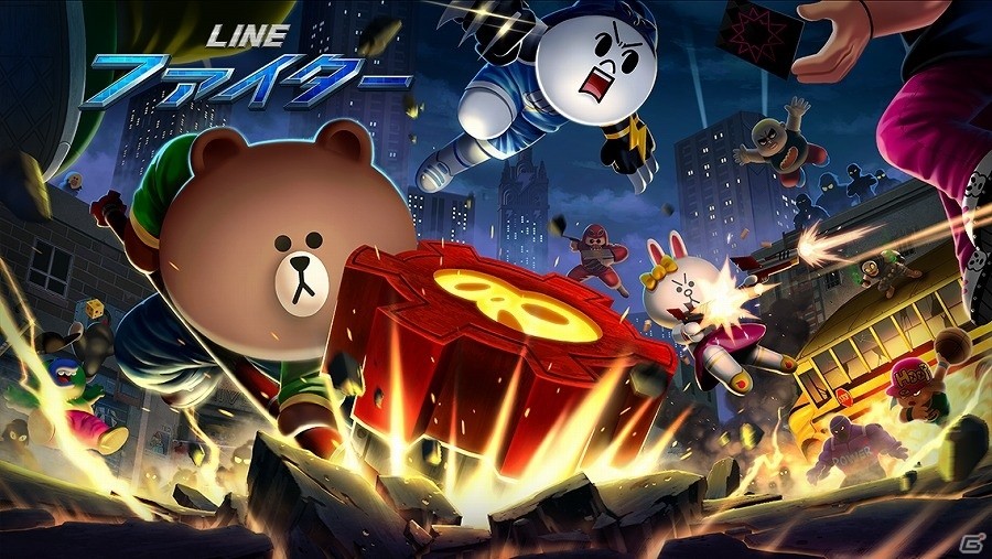 ブラウン、コニー、ムーンたちが暴れまわるiOS/Android向け爽快アクション「LINE ファイター」の事前登録が開始の画像1