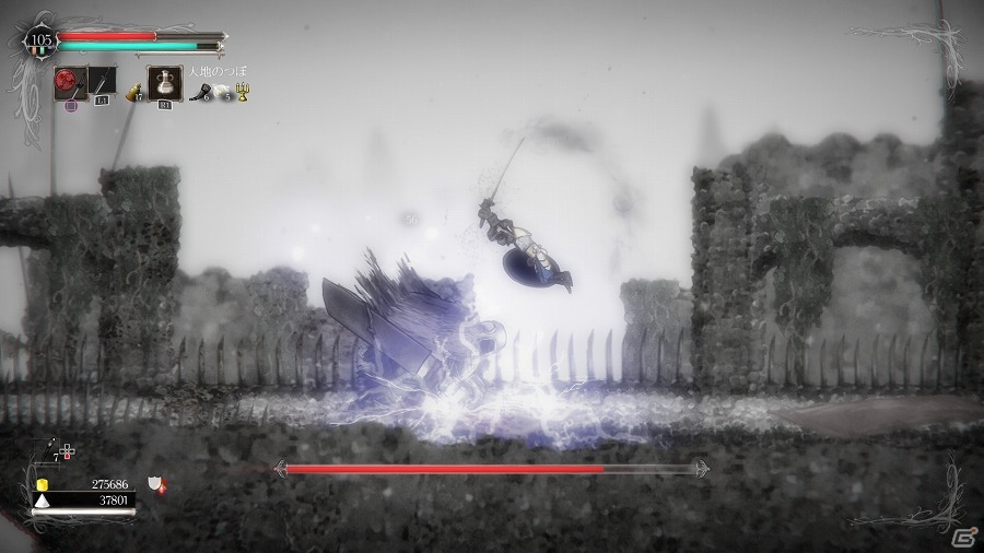 ダークで骨太なファンタジー世界を舞台とした横スクロール型アクションRPG「Salt and Sanctuary」がPS4向けに配信の画像2