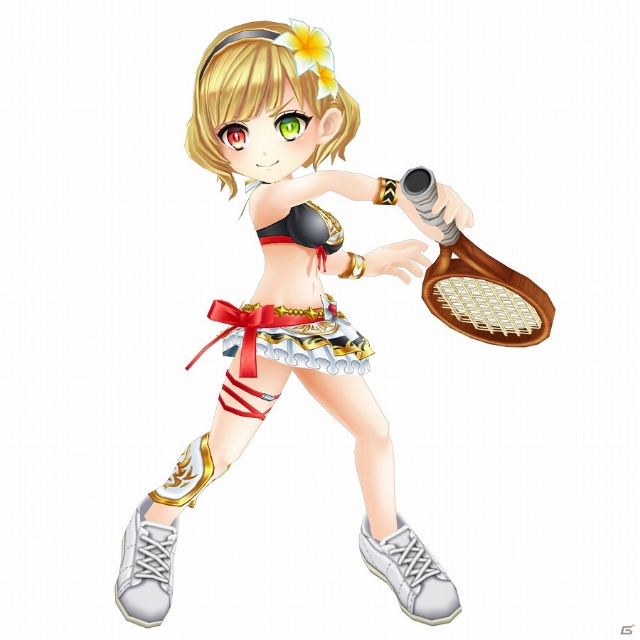 iOS/Android「白猫テニス」新キャラクターとして「シャルロット」「オウガ」が参戦！の画像1