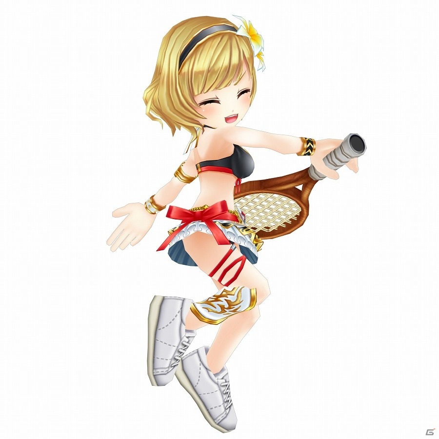 iOS/Android「白猫テニス」新キャラクターとして「シャルロット」「オウガ」が参戦！の画像3