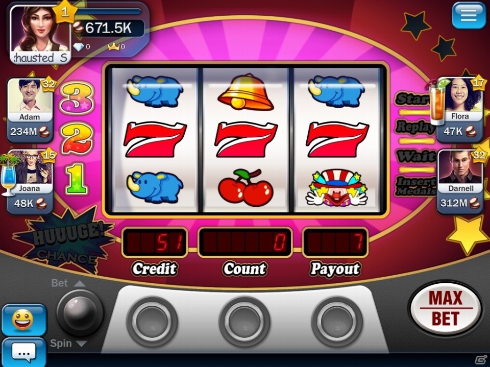 パチスロを実装したiOS/Android向けオンラインソーシャルカジノ「Huuuge Casino」の事前登録が実施中の画像4
