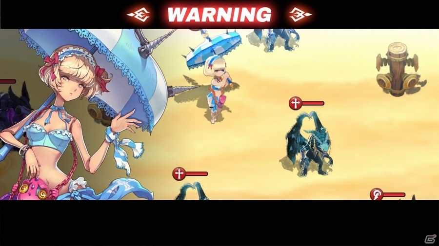 iOS/Android「フィンガーナイツ」キュートな水着に身を包んだ新英雄騎士「ブリトラ（水着）」が登場！イベント「ドラゴンたちの夏休み」スタートの画像3