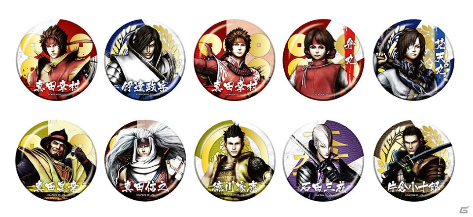 戦国basara 真田幸村伝 缶バッジやクリアファイル B Side Labelとのコラボステッカーが発売決定 ゲーム情報サイト Gamer