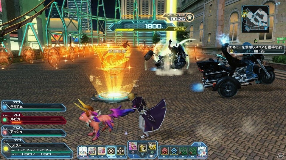 「PSO2」新フィールド「ラスベガス」＆ライドロイドが実装！大怪獣「ゴジラ」のスーツやアニメからキッド、シルバも登場の画像140