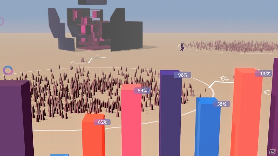インフォグラフィックに彩られたPC向けアクション・パズルゲーム「Metrico+」が配信開始の画像2
