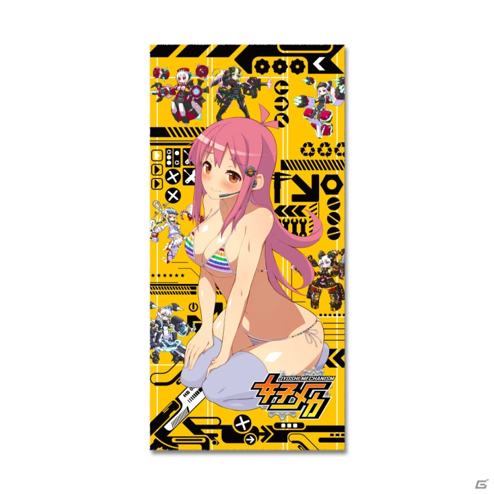 「女子メカ」バスタオル3種の申込受付がCROSS ICHIにて開始の画像4