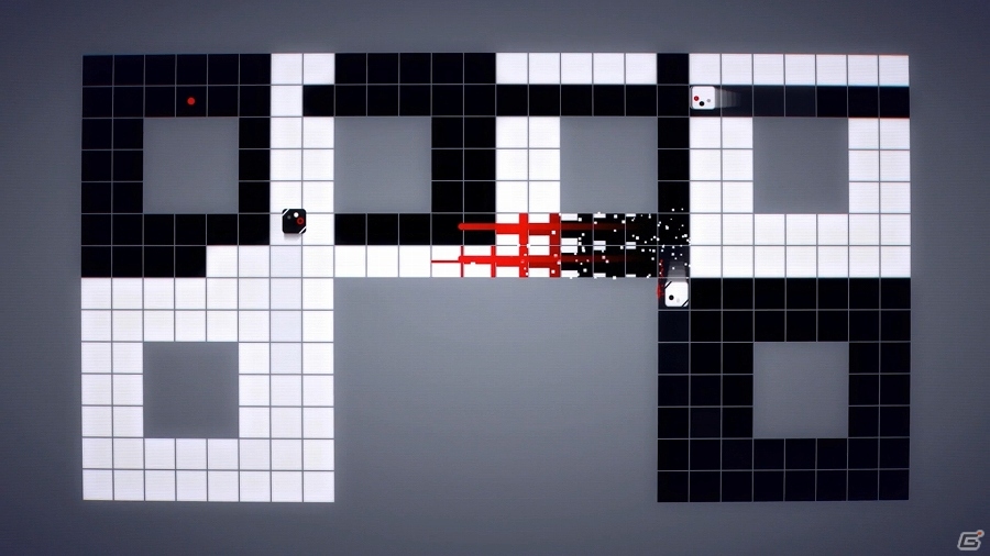 シンプルだけど奥が深いネガティブスペースシューティングゲーム「INVERSUS」がPS4向けに8月31日より配信の画像3