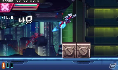 2人の主人公で異なるアクション・ストーリーを楽しめる3DS「蒼き雷霆 ガンヴォルト 爪」をプレイ！幅広いユーザーにリーチした仕上がりにの画像14