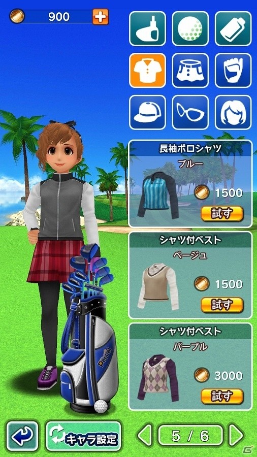 Android「ゴルフデイズ：エキサイトリゾートツアー」が配信―お気に入りのマイキャラ作成も楽しめるカジュアルゴルフゲームの画像3