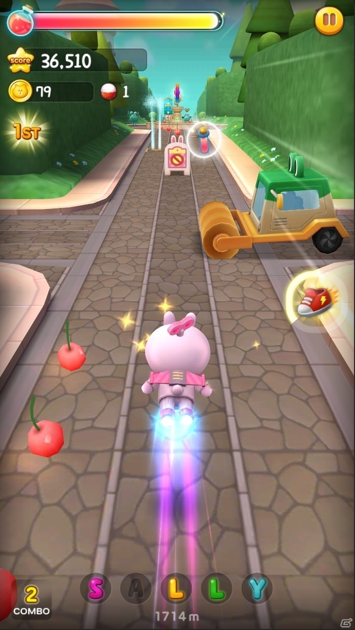 LINEキャラクターが走る！よける！跳ぶ！iOS/Android「LINE RUSH！」が配信開始の画像7