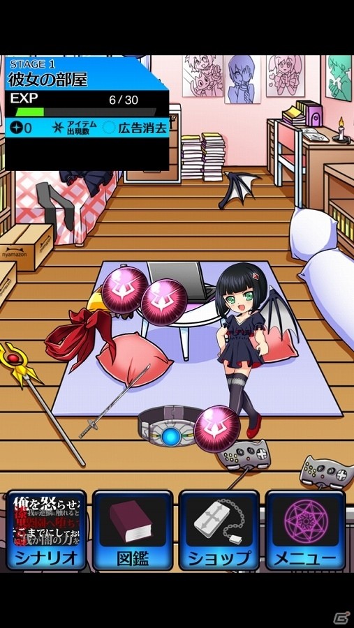 中二病を患ってしまった彼女を元に戻せ！iOS/Android向け放置・育成ゲーム「ボクの中二病彼女」が配信開始の画像3