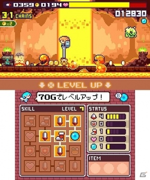 ドット絵キャラクターが織りなす爽快アクション 3ds ドランシア サーガ が配信開始 Gamer