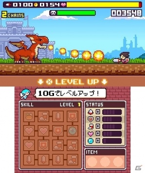 ドット絵キャラクターが織りなす爽快アクション 3ds ドランシア サーガ が配信開始 Gamer