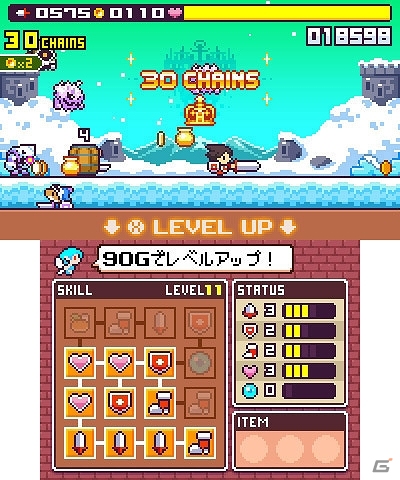 ドット絵キャラクターが織りなす爽快アクション！3DS「ドランシア・サーガ」が配信開始の画像4
