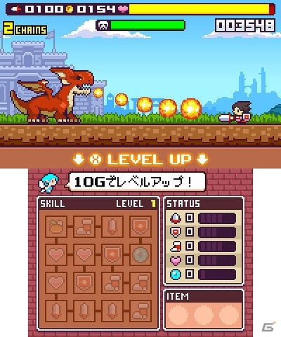 ドット絵キャラクターが織りなす爽快アクション！3DS「ドランシア・サーガ」が配信開始の画像6