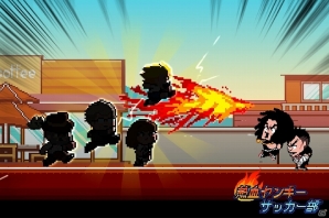 熱血シュートでヤンキーたちを吹っ飛ばせ！iOS版「熱血ヤンキー サッカー部 ‐Kick Hero‐」が配信開始の画像5