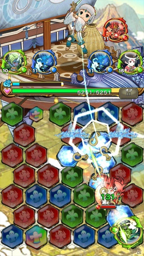 爽快感とパズル性のバランスに優れたマッチングパズルRPG「ドラマチックRPG 神つり」リリース前レビュー！の画像4