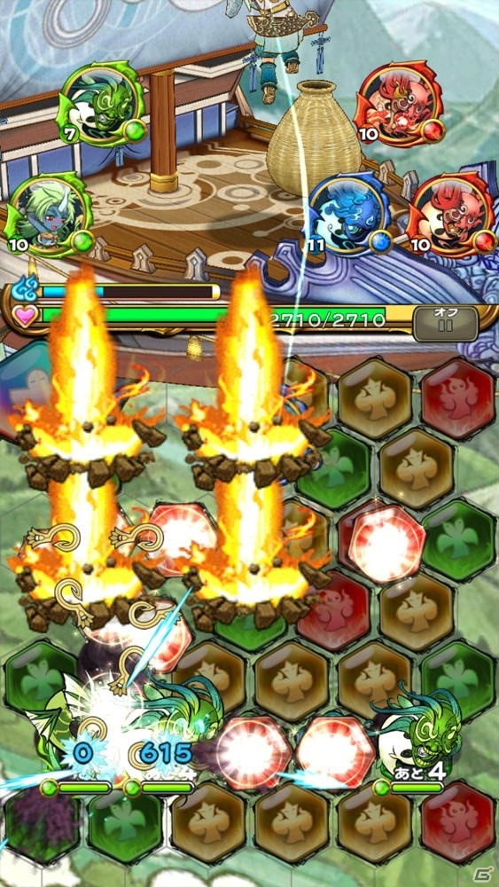 爽快感とパズル性のバランスに優れたマッチングパズルRPG「ドラマチックRPG 神つり」リリース前レビュー！の画像7