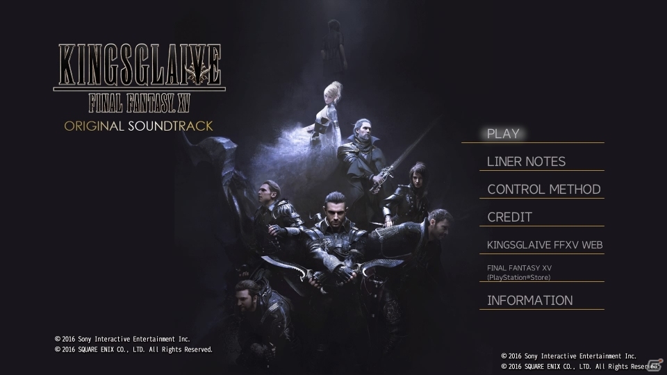 「KINGSGLAIVE FINAL FANTASY XV オリジナル・サウンドトラック」が本日発売の画像3