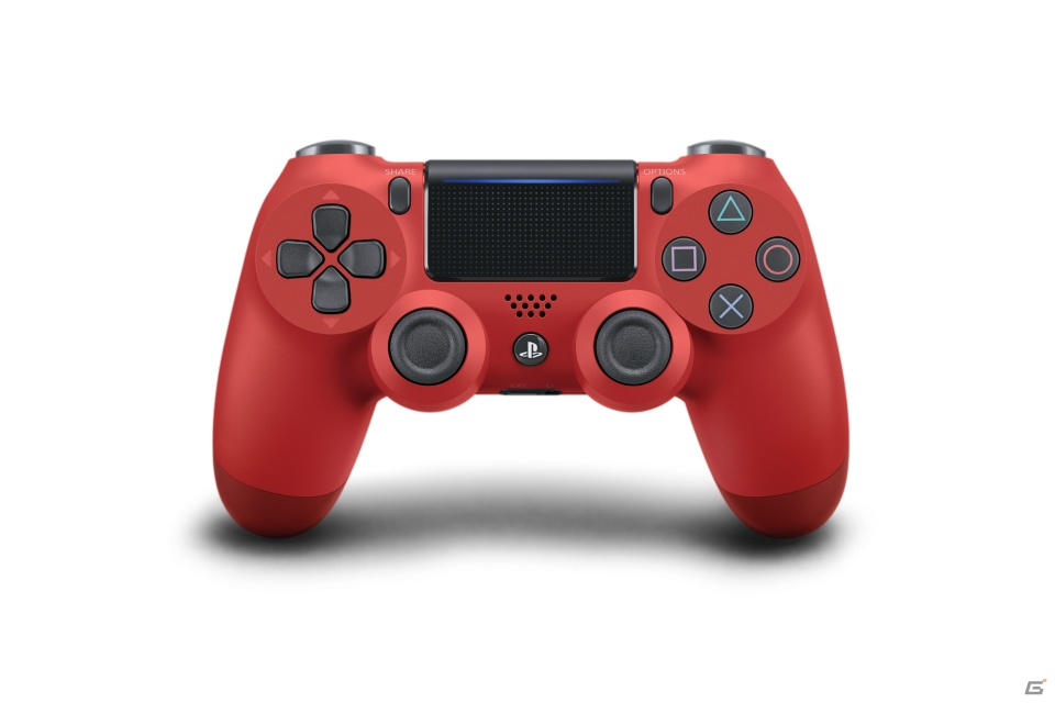 新ワイヤレスコントローラー（DUALSHOCK4）「マグマ・レッド」「ウェイブ・ブルー」が11月10日に発売の画像1