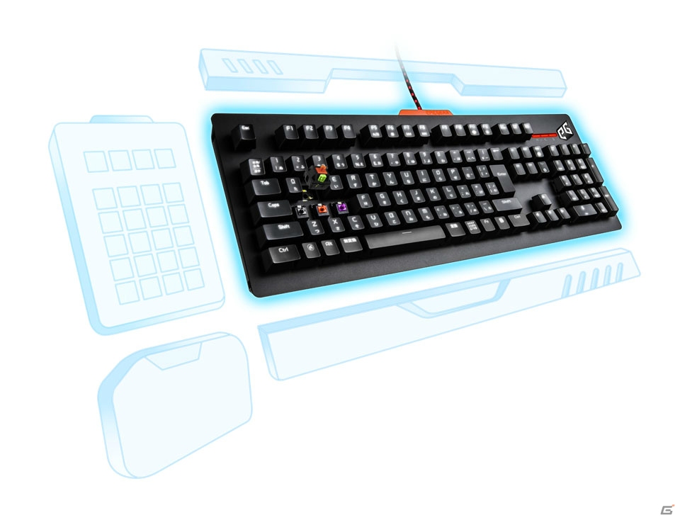 モジュラー式キースイッチ採用、豊富なアクセサリーに対応するフルカスタマイズキーボード「EpicGear DeFiant」が10月7日に発売の画像7
