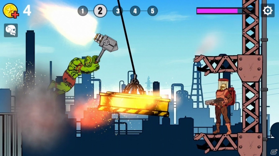 NEWスーパーヒーローの激ムズ物理アクション「LIMP HEROES」がiOS/Android向けに配信の画像3