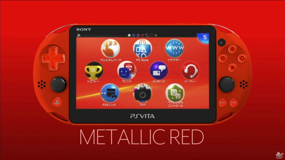 【PSプレカン2016】PlayStation Vitaの新色「SILVER」「METALLIC RED」が2016年12月1日に発売！の画像3