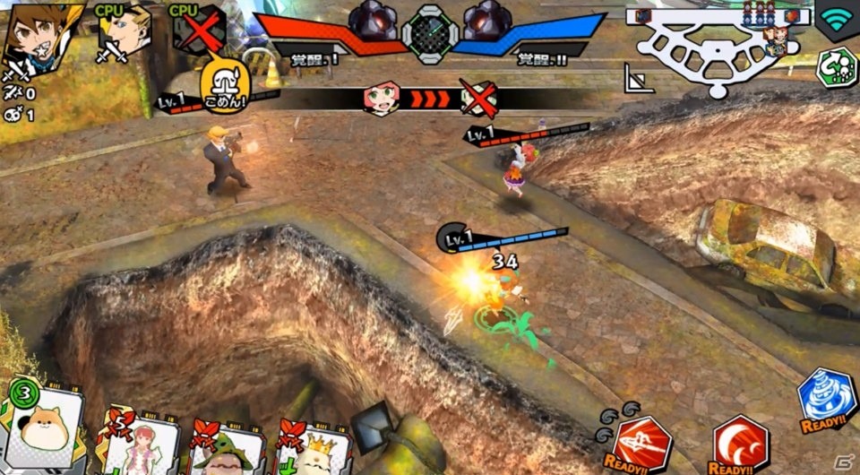 スクエニの3on3アクション「フレイム×ブレイズ」がiOS/Android向けに今冬配信！の画像4