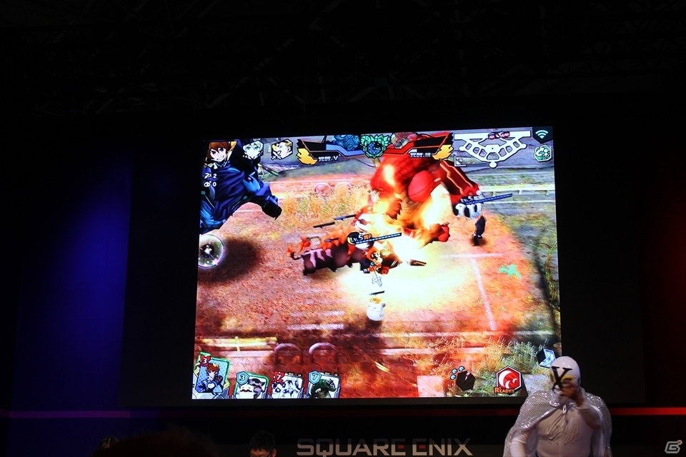 【TGS 2016】チームプレイで巨大ボスを撃破！スクエニの新作アクションゲーム「フレイム×ブレイズ」発表会の画像14