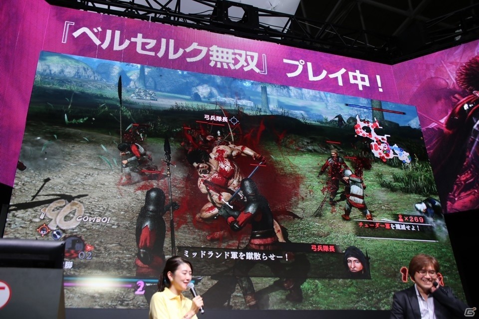 【TGS 2016】大暴れするゾッドの実機プレイ映像が初公開された「ベルセルク無双」のステージをレポートの画像16