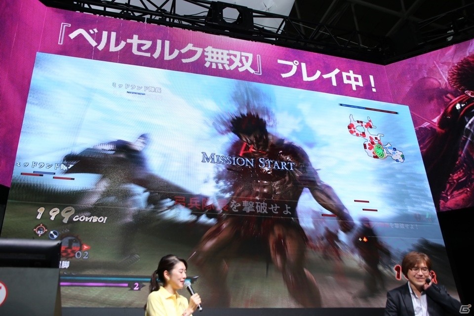 【TGS 2016】大暴れするゾッドの実機プレイ映像が初公開された「ベルセルク無双」のステージをレポートの画像17
